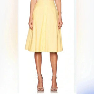 Revolve Vivian Chan Sioban Skirt In Daffodil A-Line Flowy Size XS